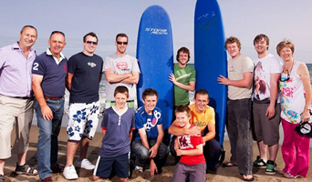 An unforgettable birthday experience on the beach.